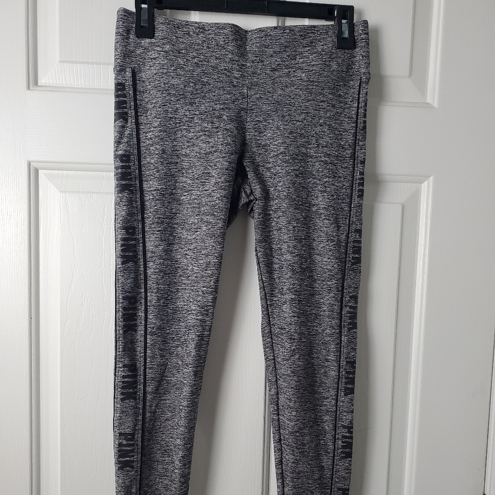 Pink yoga skinny leggings